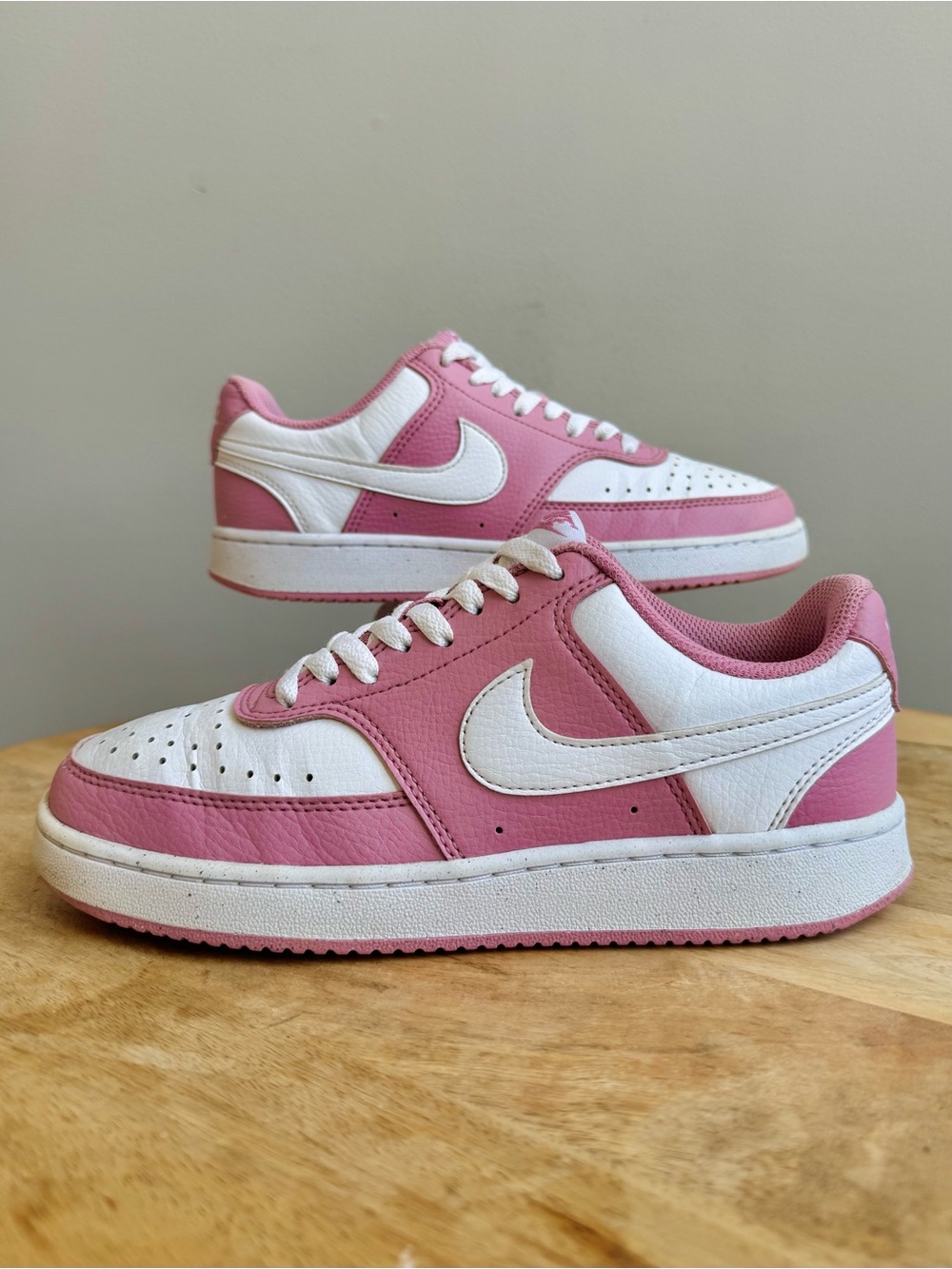 Nike Court Vision Low Next Nature Elemental Pink Women Size 6.5 DH3158-603 Shoes